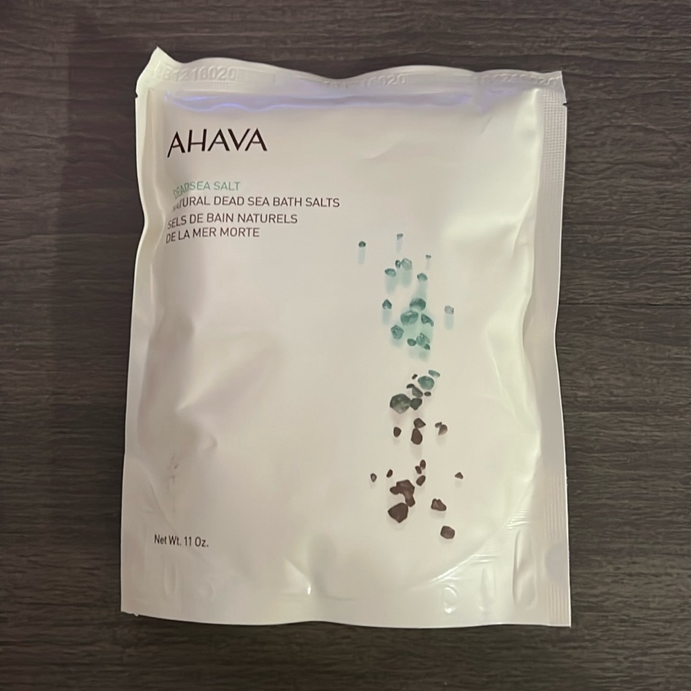 NEW AHAVA Natural 11 Oz Dead Sea Bath Salt